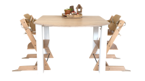 Robuuste tafel met 1 ronde zijde L100 x B80 cm Tangara groothandel kinderopvang en kinderdagverblijfinrichtng 1